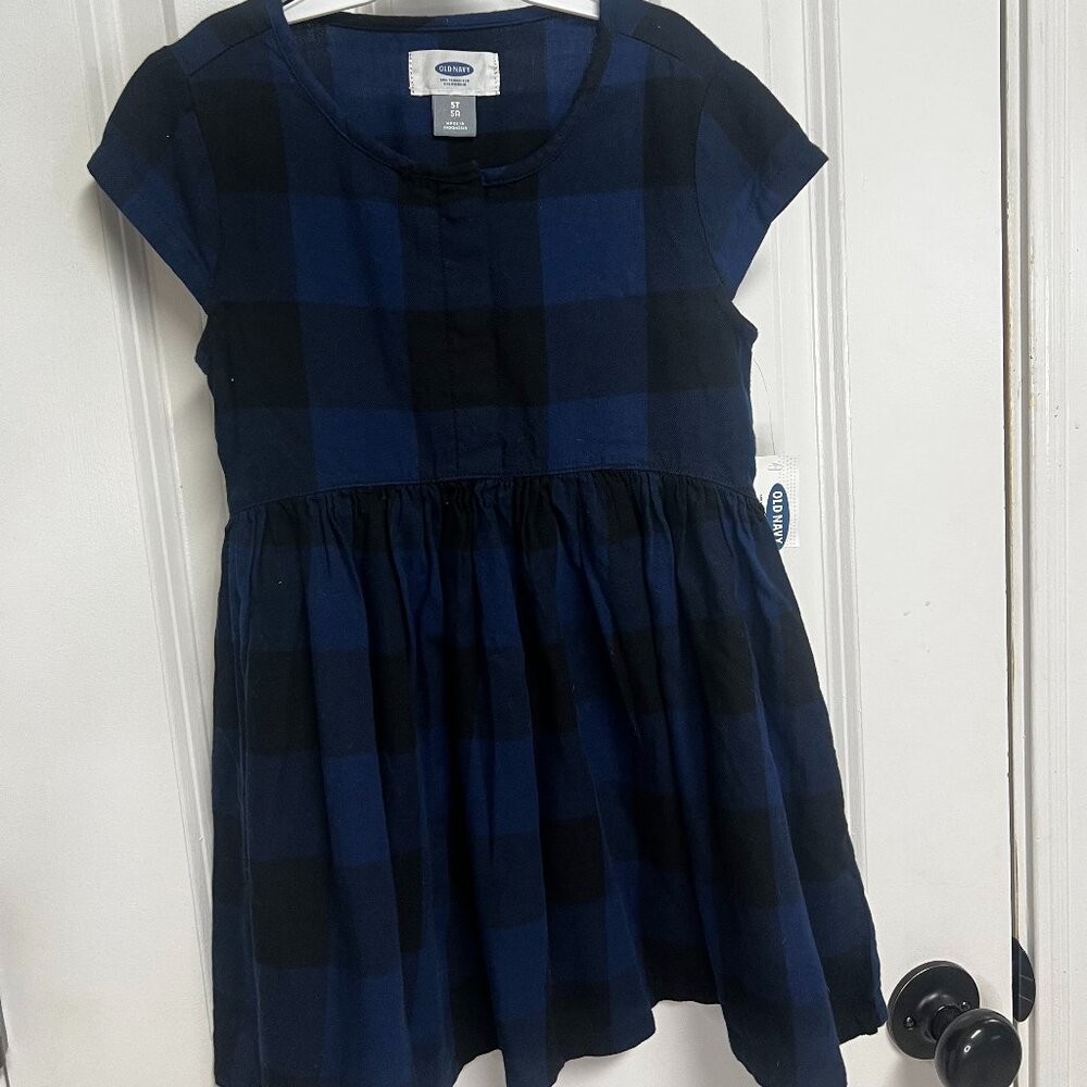Old Navy Plaid Dress Size 5-6